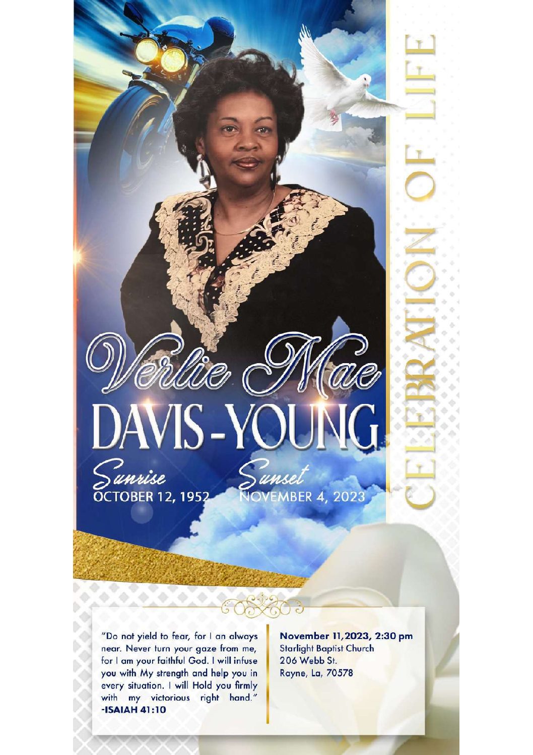 Verlie Mae Davis-Young 1952 – 2023