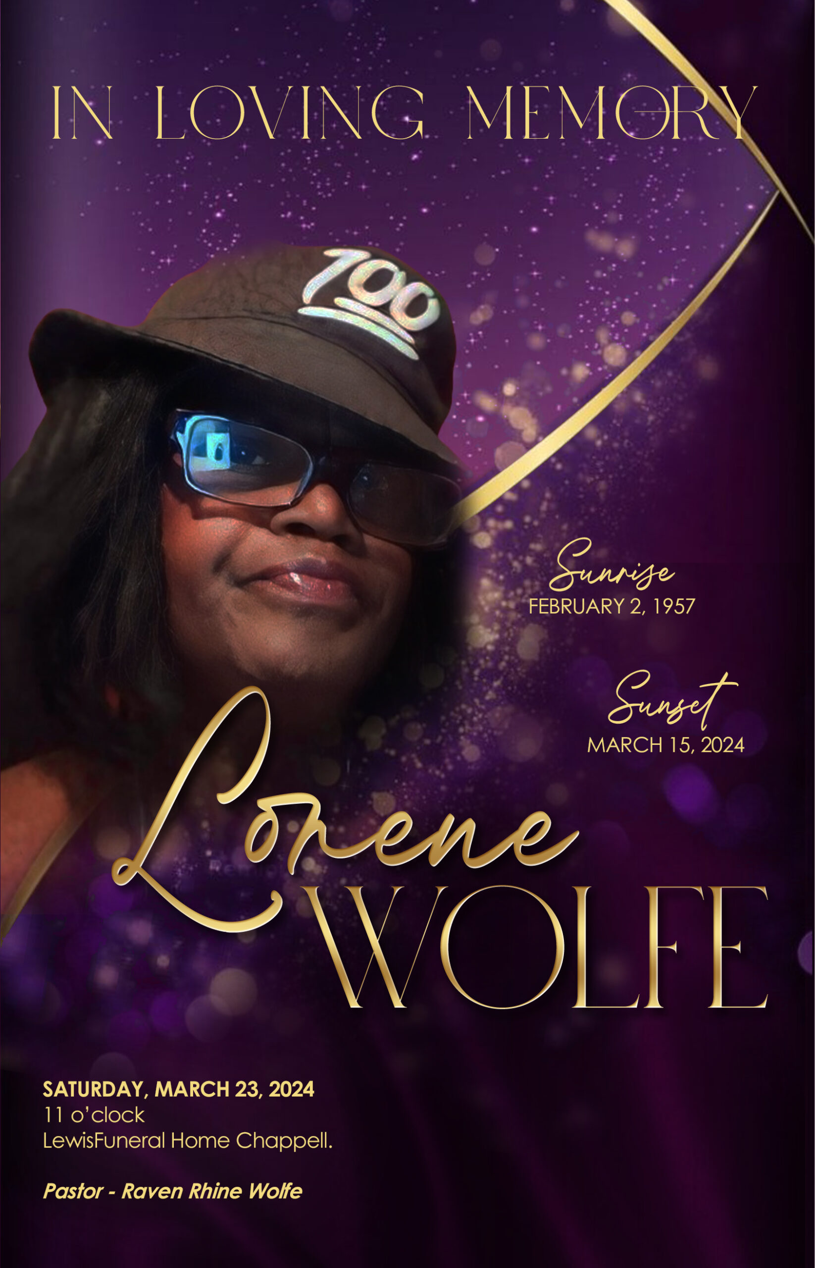 Lorene Wolfe 1957 – 2024