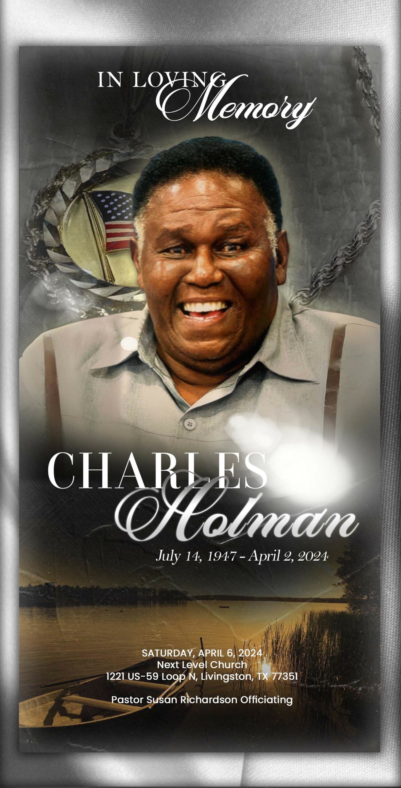 Charles Holman 1947 – 2024