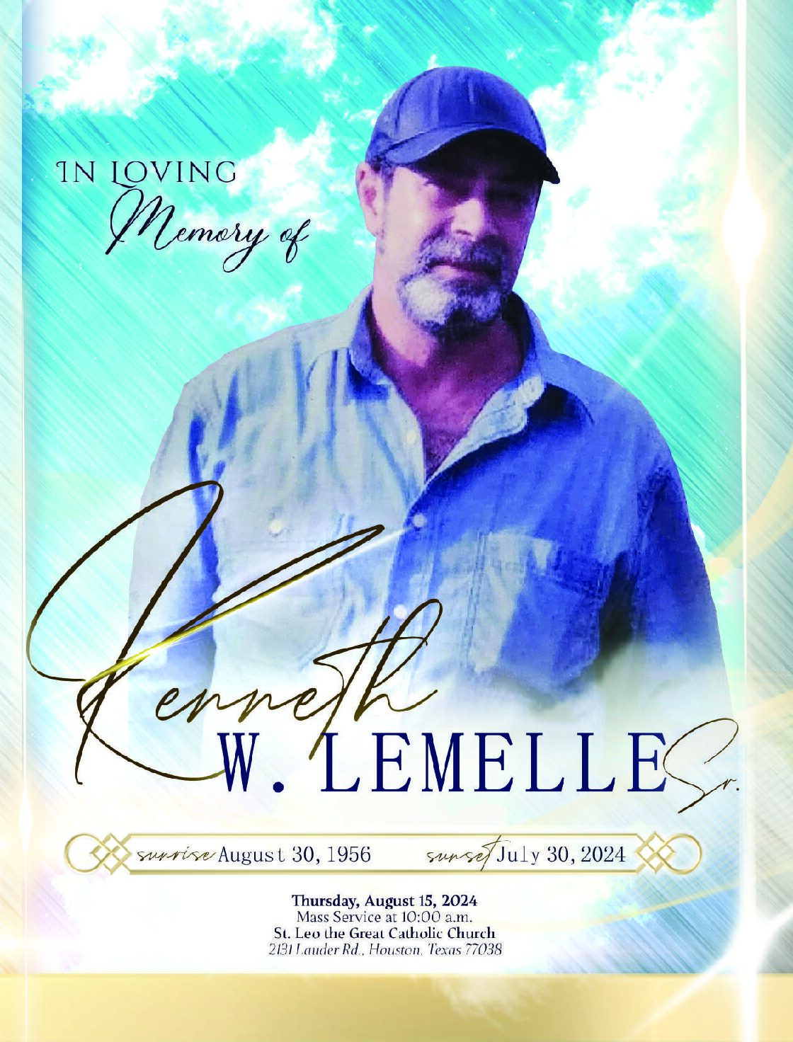 Kenneth W. Lemelle, Sr. 1956 – 2024