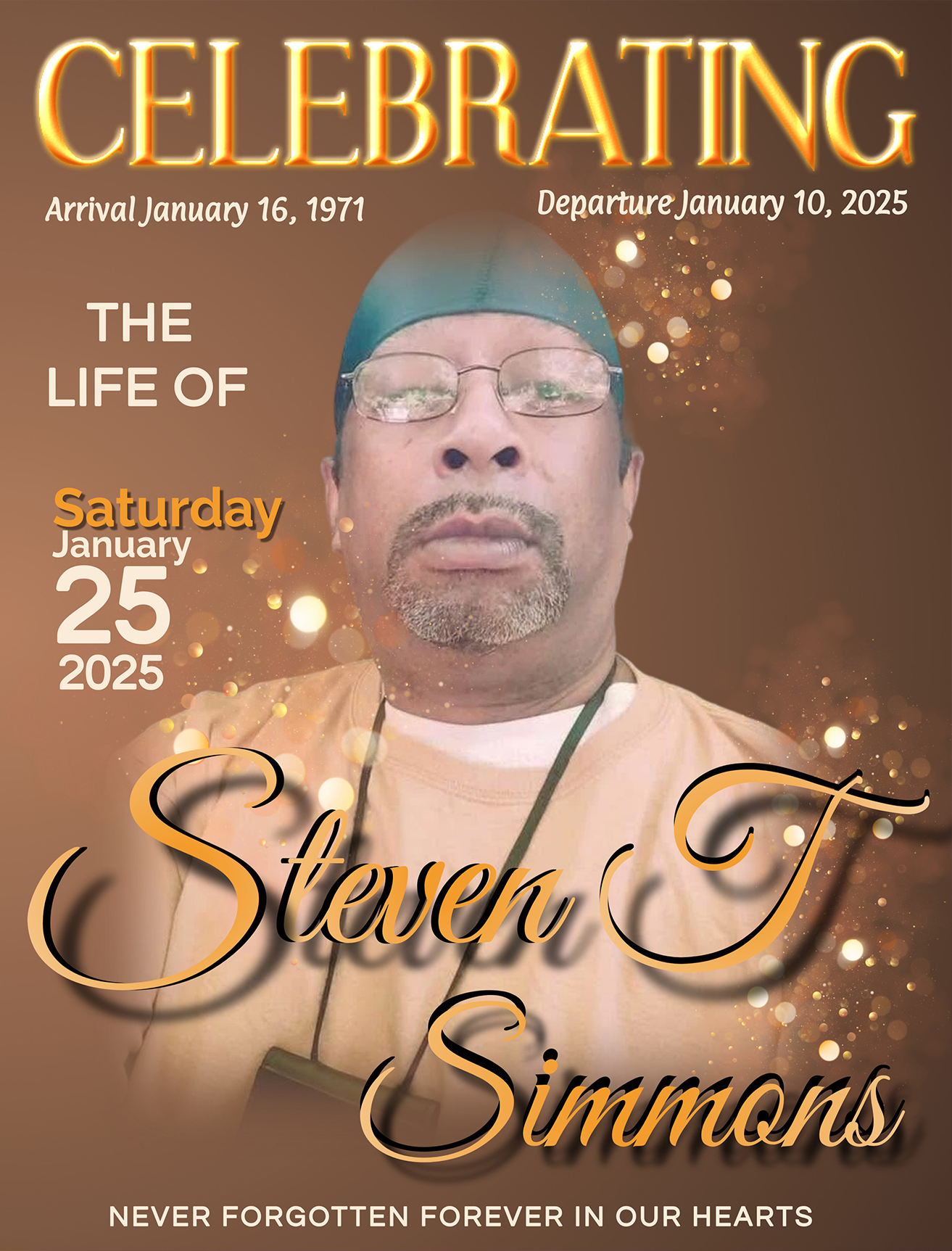 Steven J Simmons 1971-2025